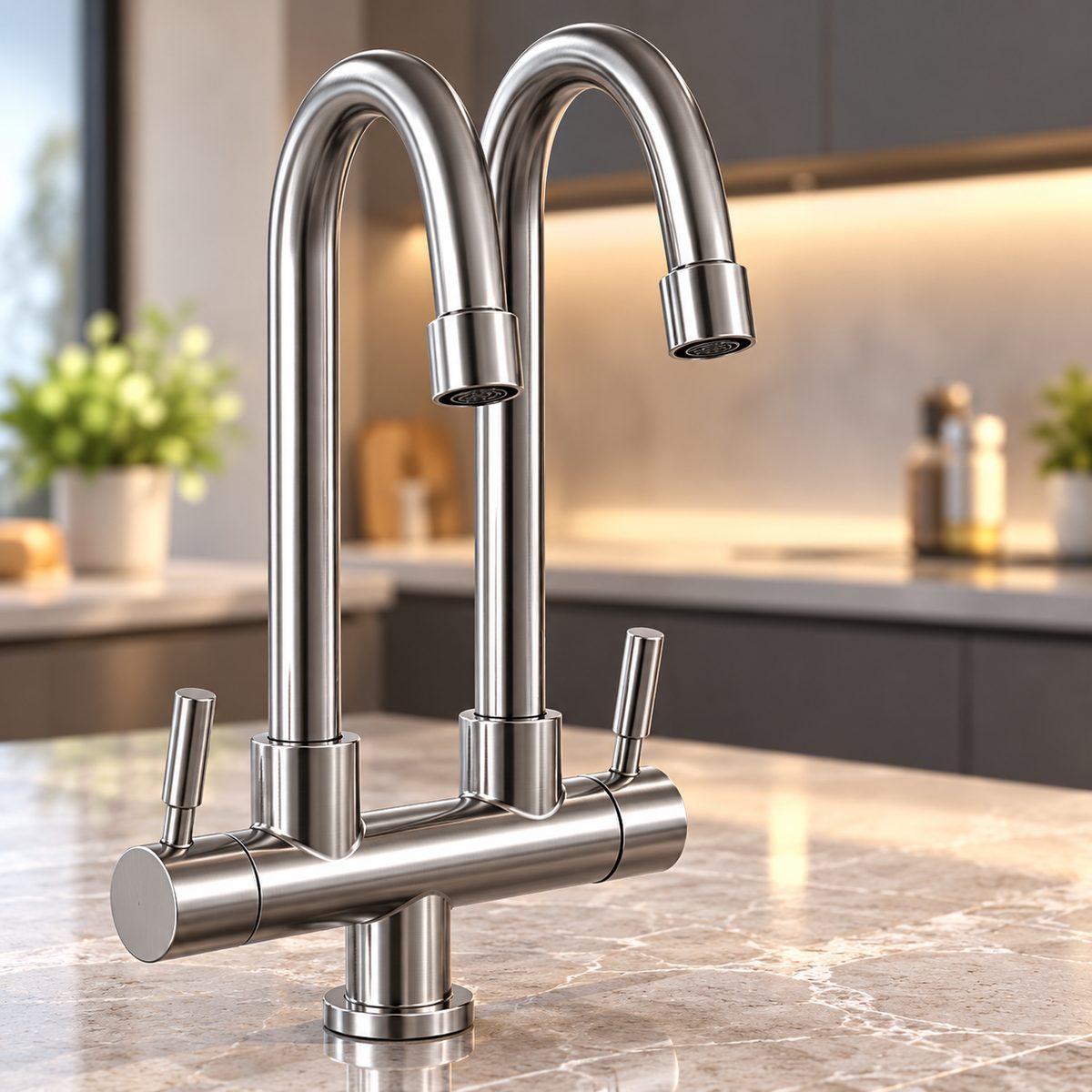 Double Kitchen Tap room setting