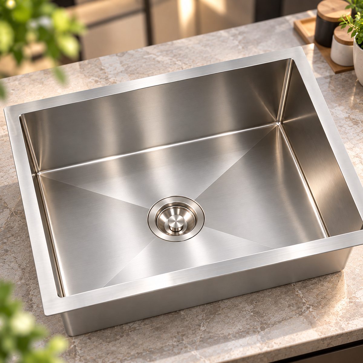 Single Bowl Sink room setting
